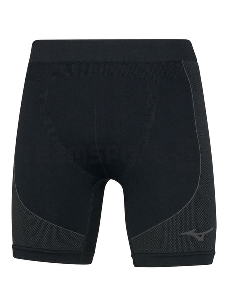 Pantaloncino Sportivo Mizuno TEAM MID UNDER TIGHT Uomo - Nero