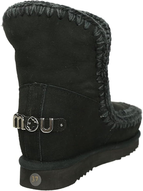 Stivaletti Mou ESKIMO 18 RHINESTONES LOGO Donna - Nero