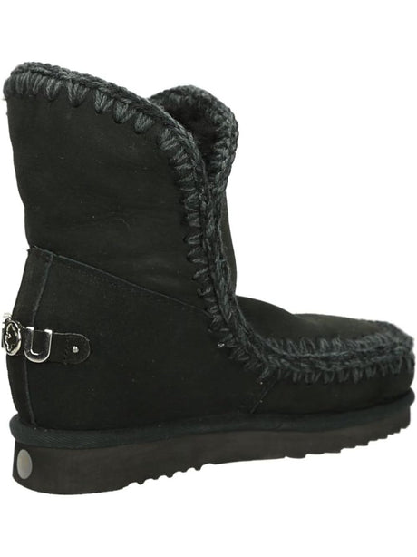 Stivaletti Mou ESKIMO 18 RHINESTONES LOGO Donna - Nero