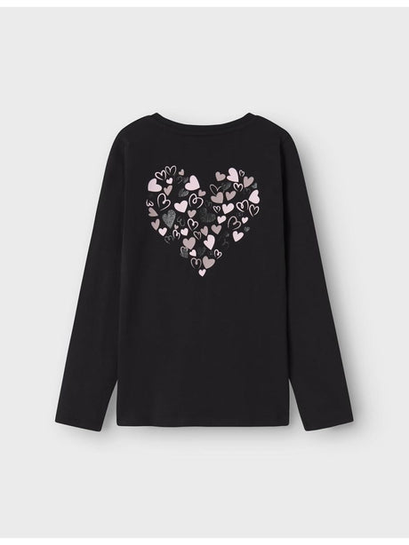 T-shirt Name It Bambina - Nero