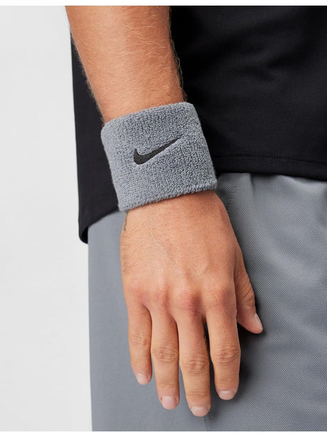 Polsini Nike swoosh wristbands Unisex - Grigio