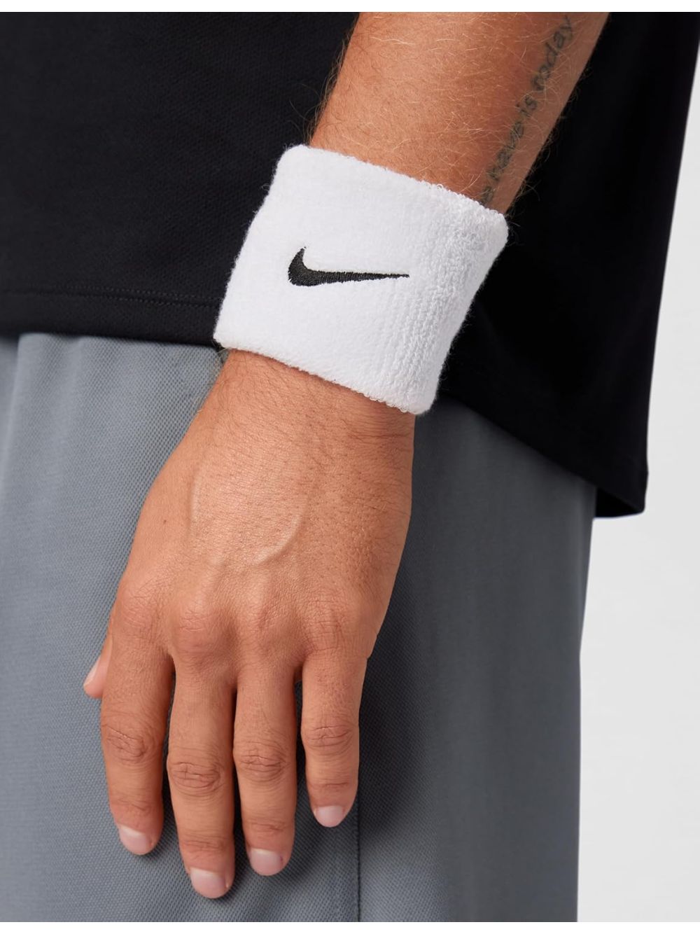 Polsini Nike swoosh wristbands Unisex - Bianco