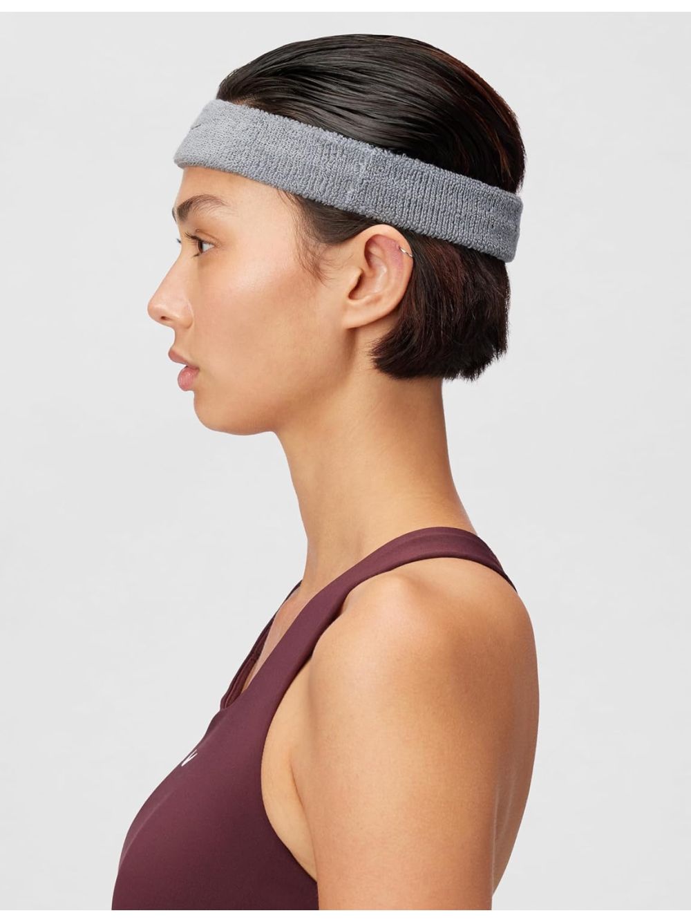 Fascia Sportiva Nike swoosh headband Unisex - Grigio