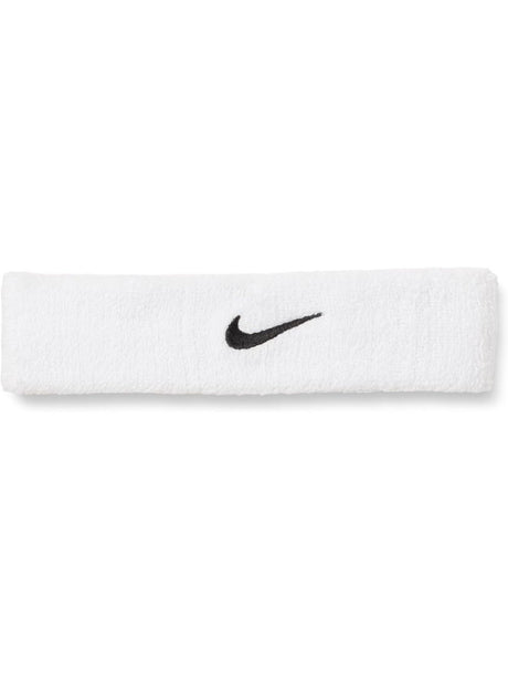 Fascia Sportiva Nike swoosh headband Unisex - Bianco