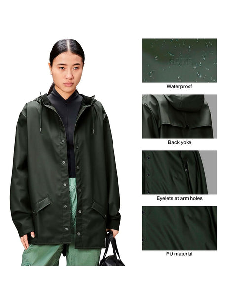 Impermeabile Rains Unisex - Verde