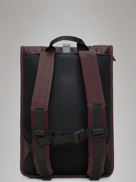Zaino Rains Rolltop Rucksack Unisex - Bordeaux