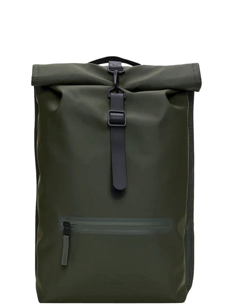 Zaino Rains Rolltop Rucksack Unisex - Verde