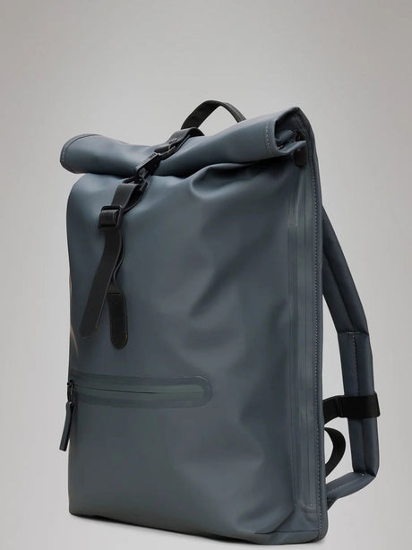 Zaino Rains Rolltop Rucksack Unisex - Blu