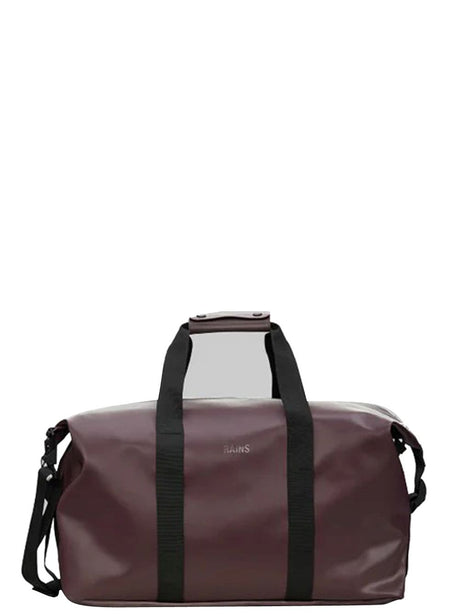 Borsone Rains Hilo Weekend Bag Unisex - Bordeaux