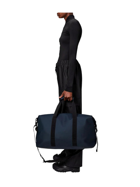 Borsone Rains Hilo Weekend Bag Unisex - Navy