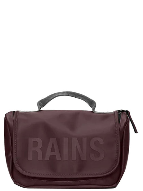 Beauty Case Rains Texel Wash Bag Unisex - Bordeaux