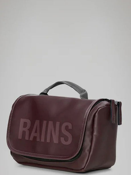 Beauty Case Rains Texel Wash Bag Unisex - Bordeaux