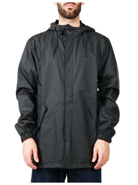Impermeabile Rains Fishtail Jacket W3 Unisex - Nero