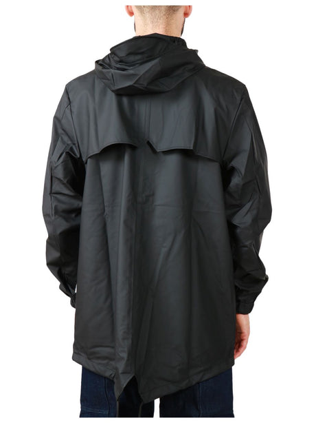 Impermeabile Rains Fishtail Jacket W3 Unisex - Nero