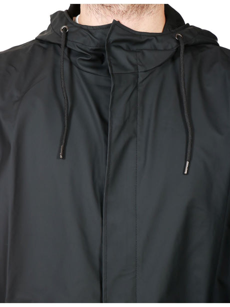 Impermeabile Rains Fishtail Jacket W3 Unisex - Nero