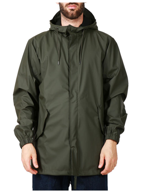 Impermeabile Rains Fishtail Jacket W3 Unisex - Verde