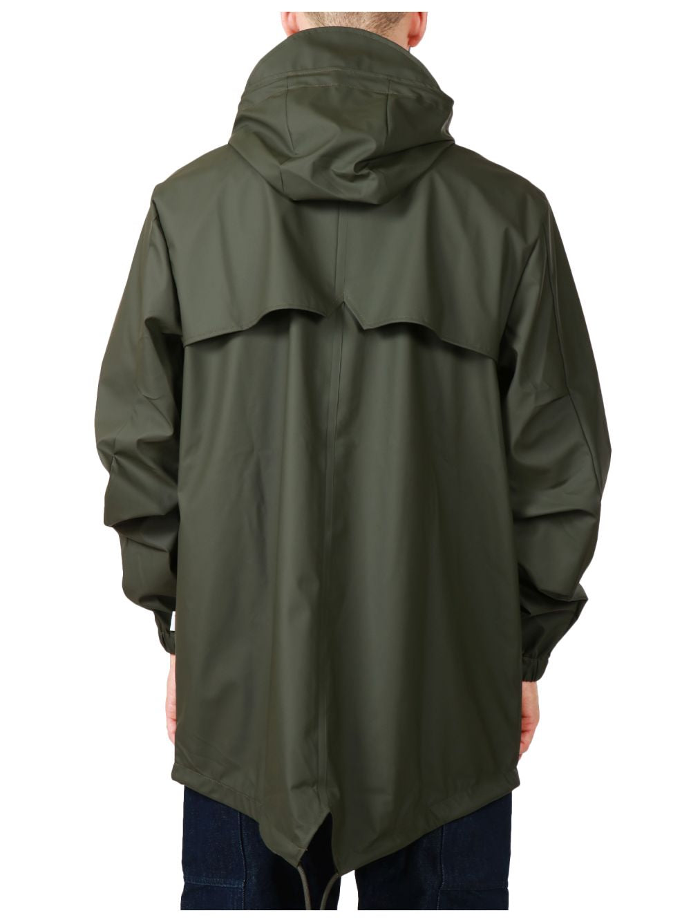 Impermeabile Rains Fishtail Jacket W3 Unisex - Verde