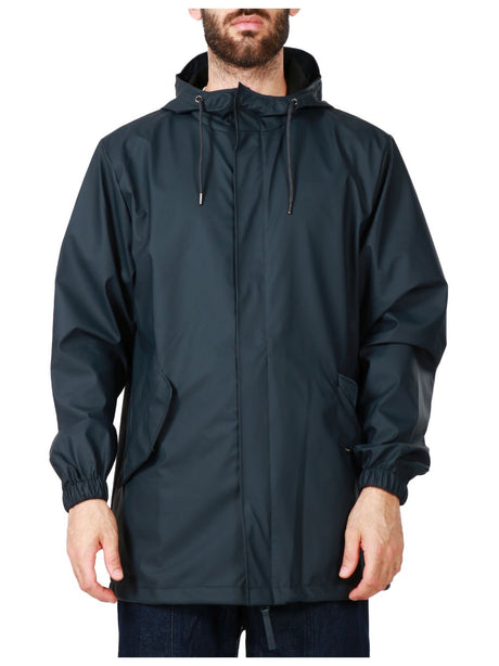 Impermeabile Rains Fishtail Jacket W3 Unisex - Navy