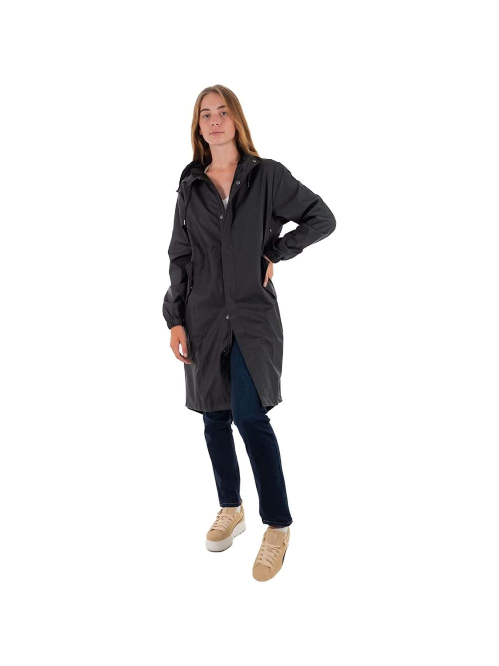 Impermeabile Rains Unisex - Nero