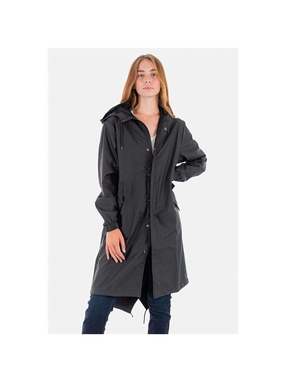 Impermeabile Rains Unisex - Nero