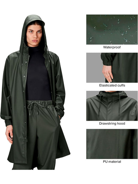 Impermeabile Rains Unisex - Verde