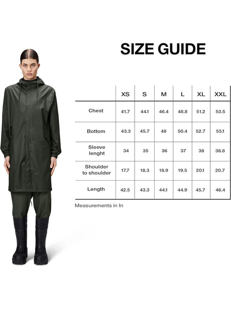 Impermeabile Rains Unisex - Verde