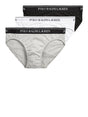 Intimo Ralph Lauren Low Rise Brf-3 Pack-Brief Uomo - Multicolore