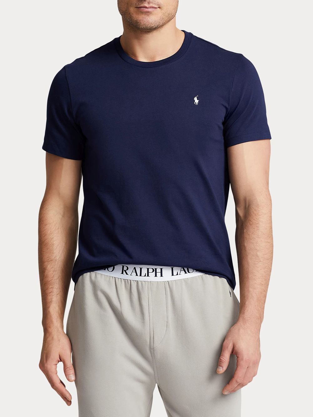 T-shirt Ralph Lauren S/S Crew-Sleep-Top Uomo - Navy