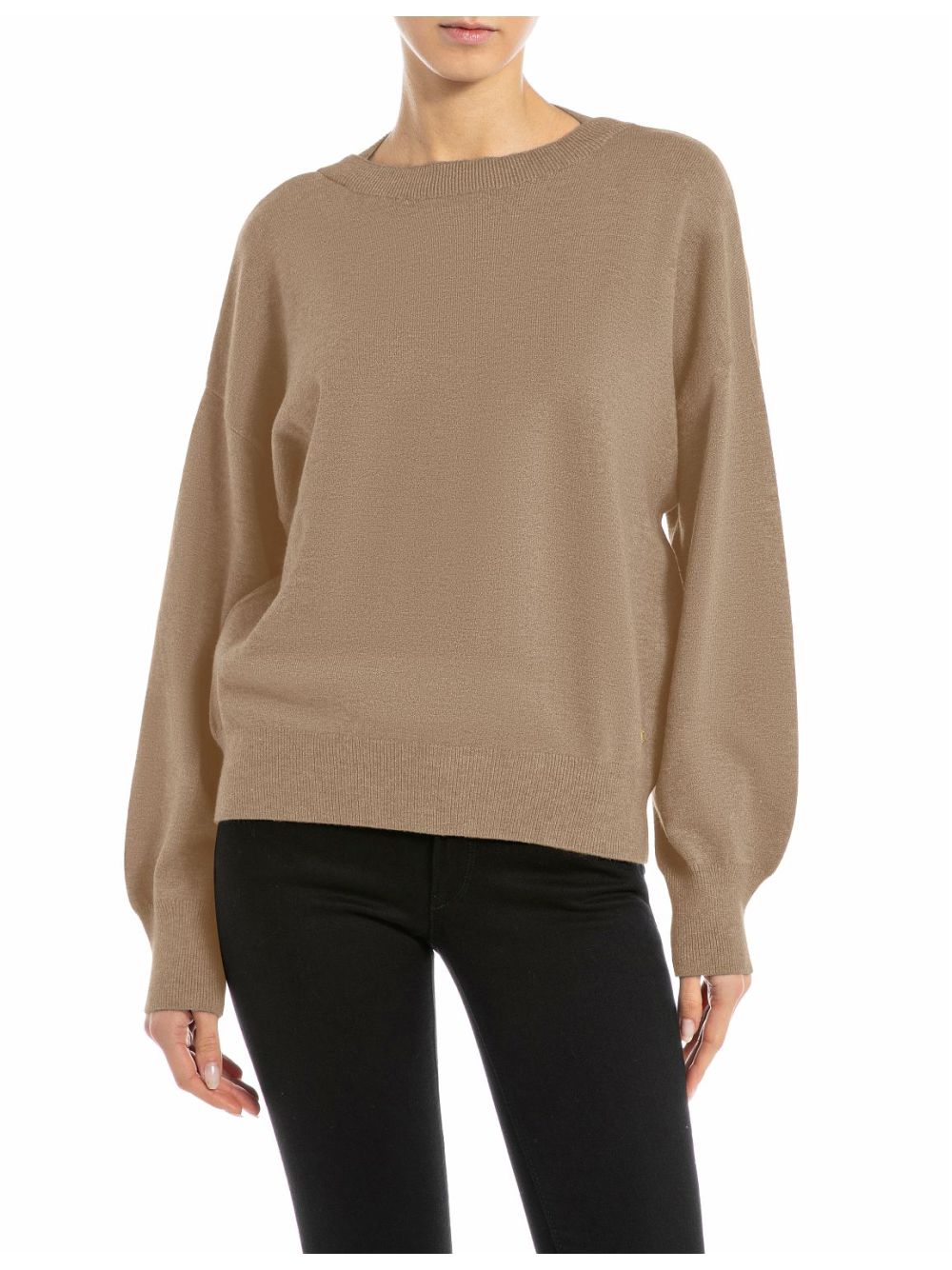 Maglia Replay Donna - Beige