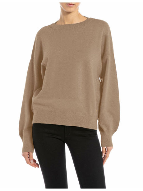 Maglia Replay Donna - Beige