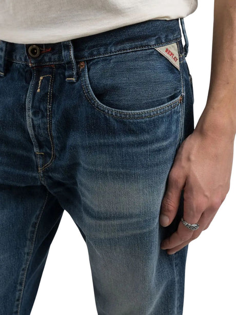 Pantalone Replay Uomo - Blu