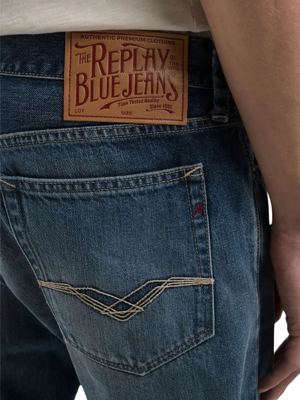 Pantalone Replay Uomo - Blu