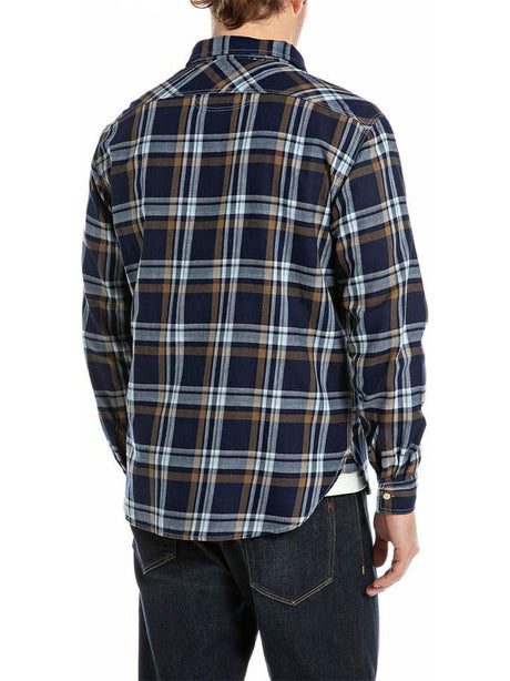 Camicia Replay Uomo - Blu