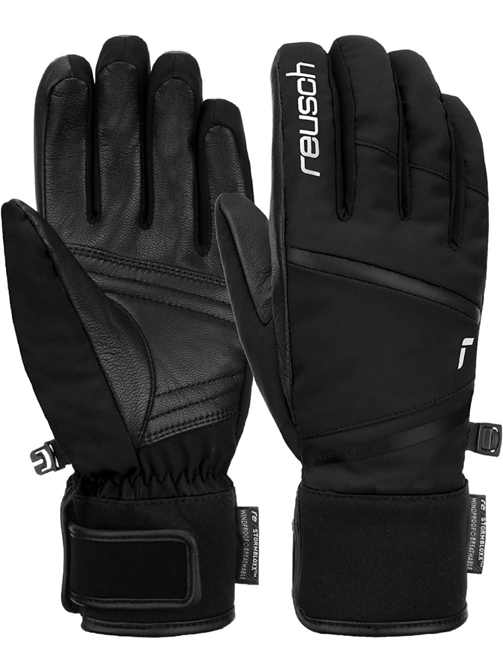 Reusch Stratos Stormbloxx Mitten - Guanti Uomo Antivento E Impermeabili, Tecnologia Primaloft, Membrana Elasticizzata, Caldo E Traspirante