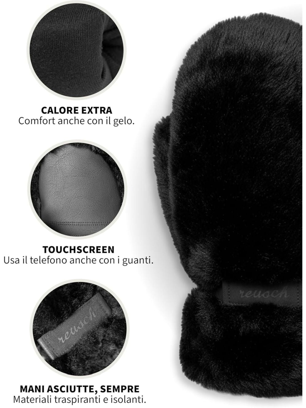 Guanti Sci Reusch MOLLY R-TEX® XT Donna - Nero