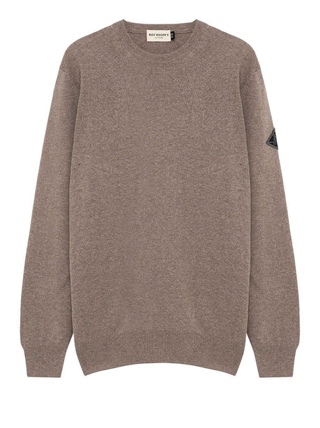 Pullover Roy Roger's Crew Neck Man Uomo - Beige