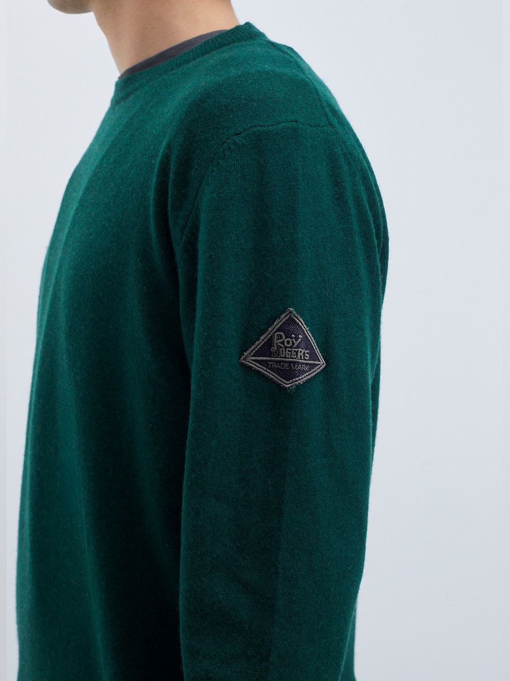 Pullover Roy Roger's Crew Neck Man Uomo - Verde
