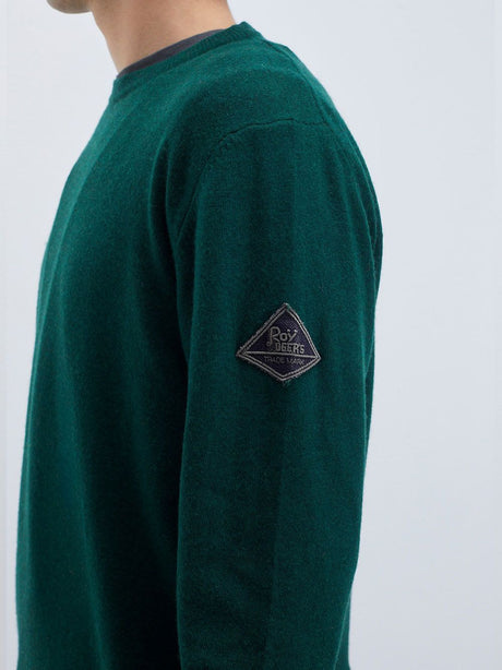 Pullover Roy Roger's Crew Neck Man Uomo - Verde