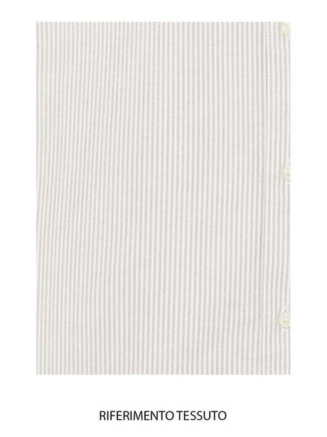 Camicia Roy Roger's BOTTON DOWN OXFORD STRIPE WASHED Uomo - Bianco