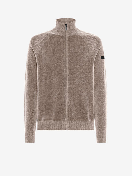 Pullover Rrd VELVET FULL ZIP Uomo - Marrone