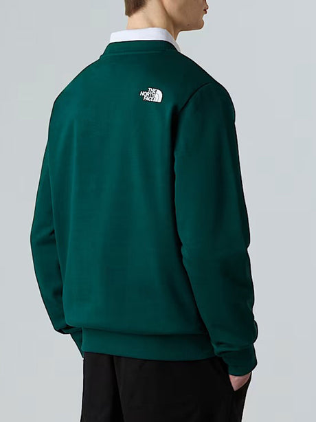 Felpa The North Face Simple Dome Crew Uomo - Verde