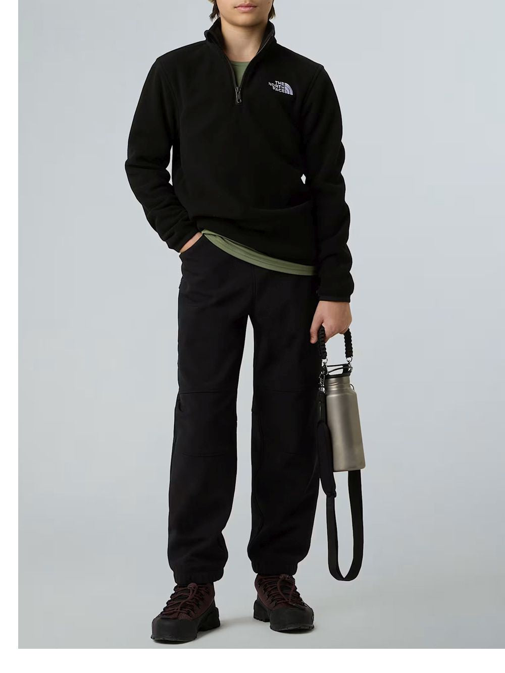 Pile The North Face Unisex Bambino - Nero