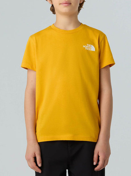 T-shirt The North Face Unisex Bambino - Giallo