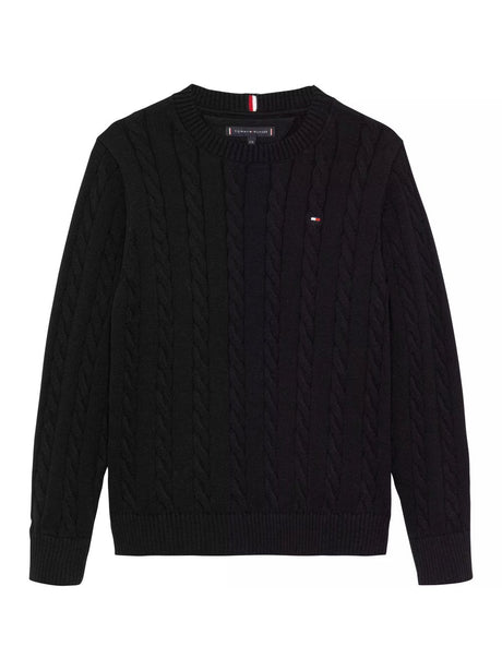 Pullover Tommy Hilfiger Bambino - Nero