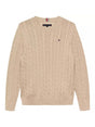 Pullover Tommy Hilfiger Bambino - Beige