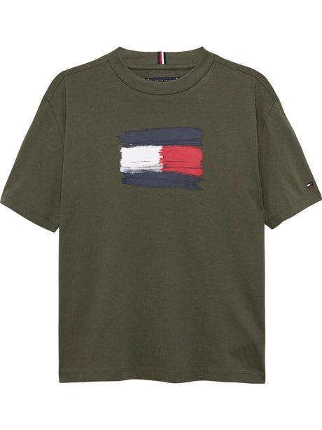 T-shirt Tommy Hilfiger Bambino - Verde
