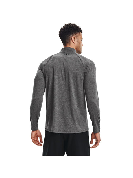 T-shirt Under Armour TECH 2.0 1/2 ZIP Uomo - Grigio