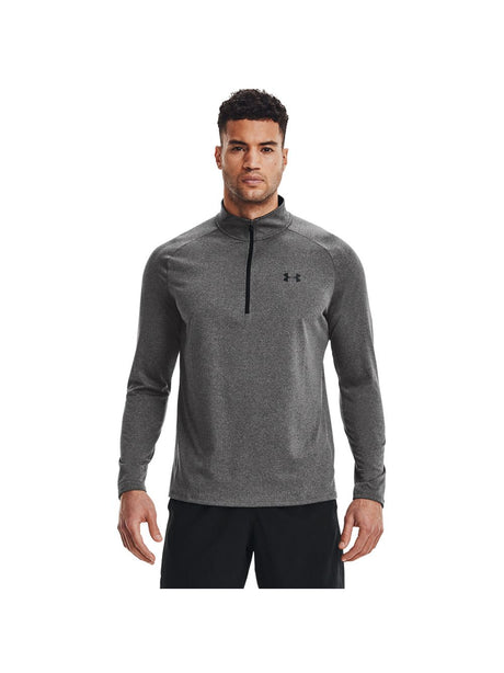 T-shirt Under Armour TECH 2.0 1/2 ZIP Uomo - Grigio