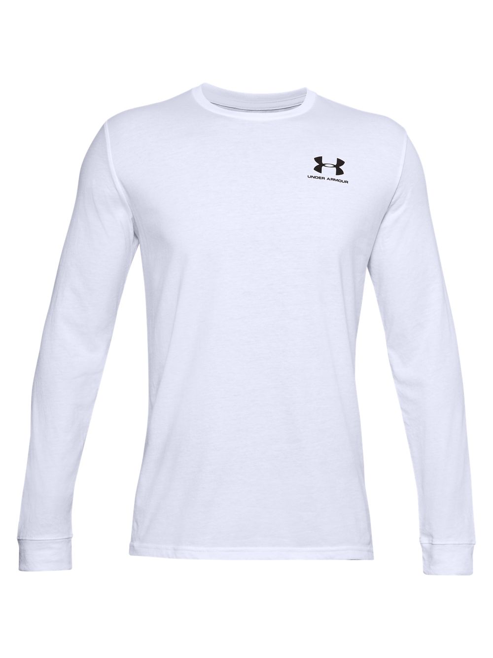 T-shirt Under Armour SPORTSTYLE LEFT CHEST LS Uomo - Bianco