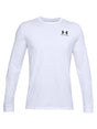 T-shirt Under Armour SPORTSTYLE LEFT CHEST LS Uomo - Bianco
